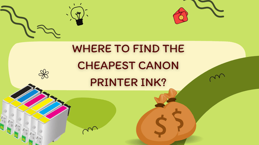 Here's where you can find the cheapest canon printer ink