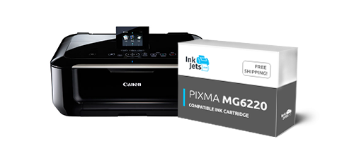 Canon 512 4 Cartucce Inchiostro Nero Con Chip Compatibili Canon CLI-226 BK - Per Stampanti Pixma MG5320, MG6120, Etc. Cartucce Canon Cli 226 - Foto 3