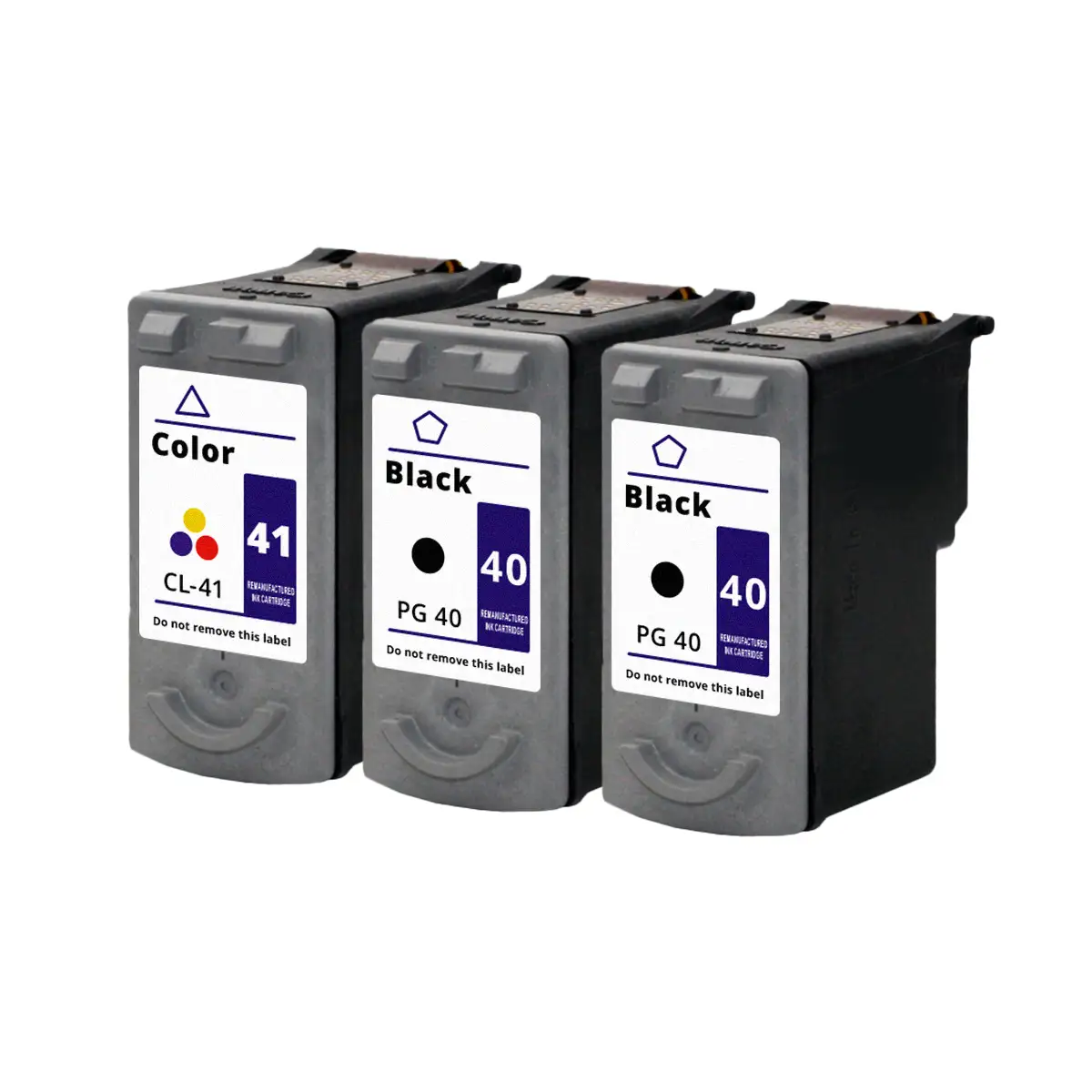 Canon PG-40 & CL-41 Remanufactured Ink Cartridge 3-Pack Combo