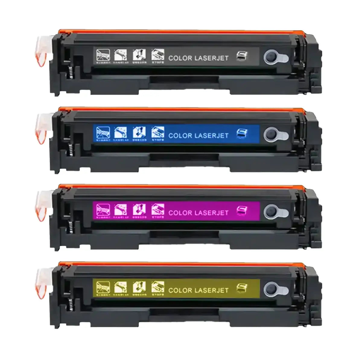 HP 206X Compatible High-Yield Toner Cartridges 4-Pack (With Chip)