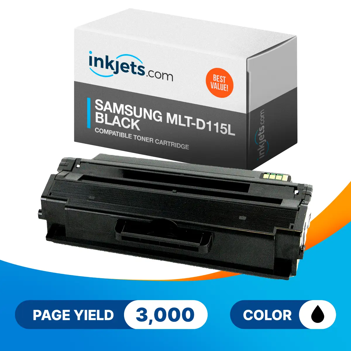 Samsung MLT-D115L Compatible Black Toner Cartridge