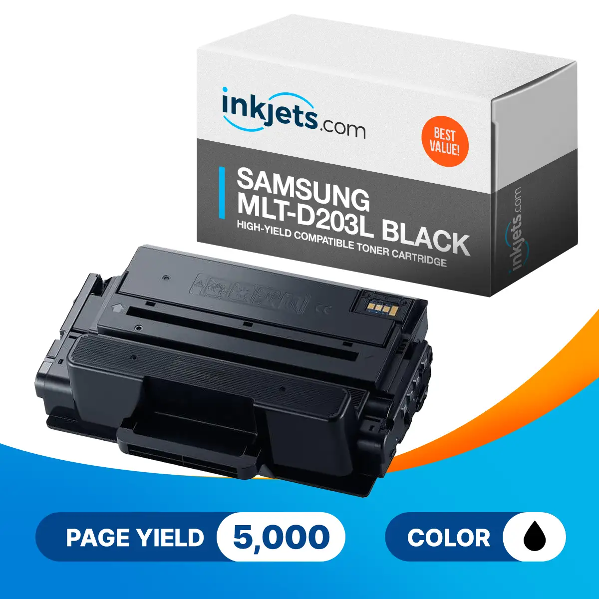 Samsung MLT-D203L Black High-Yield Compatible Toner Cartridge