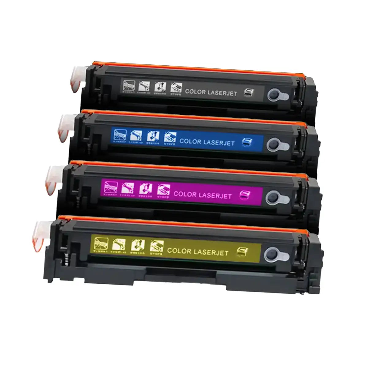 HP 206X Compatible High-Yield Toner Cartridges 4-Pack (With Chip)