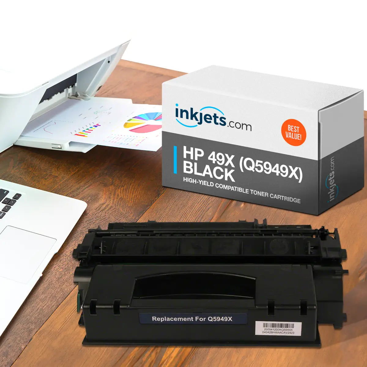 HP 49X (Q5949X) Black High-Yield Compatible Toner Cartridge