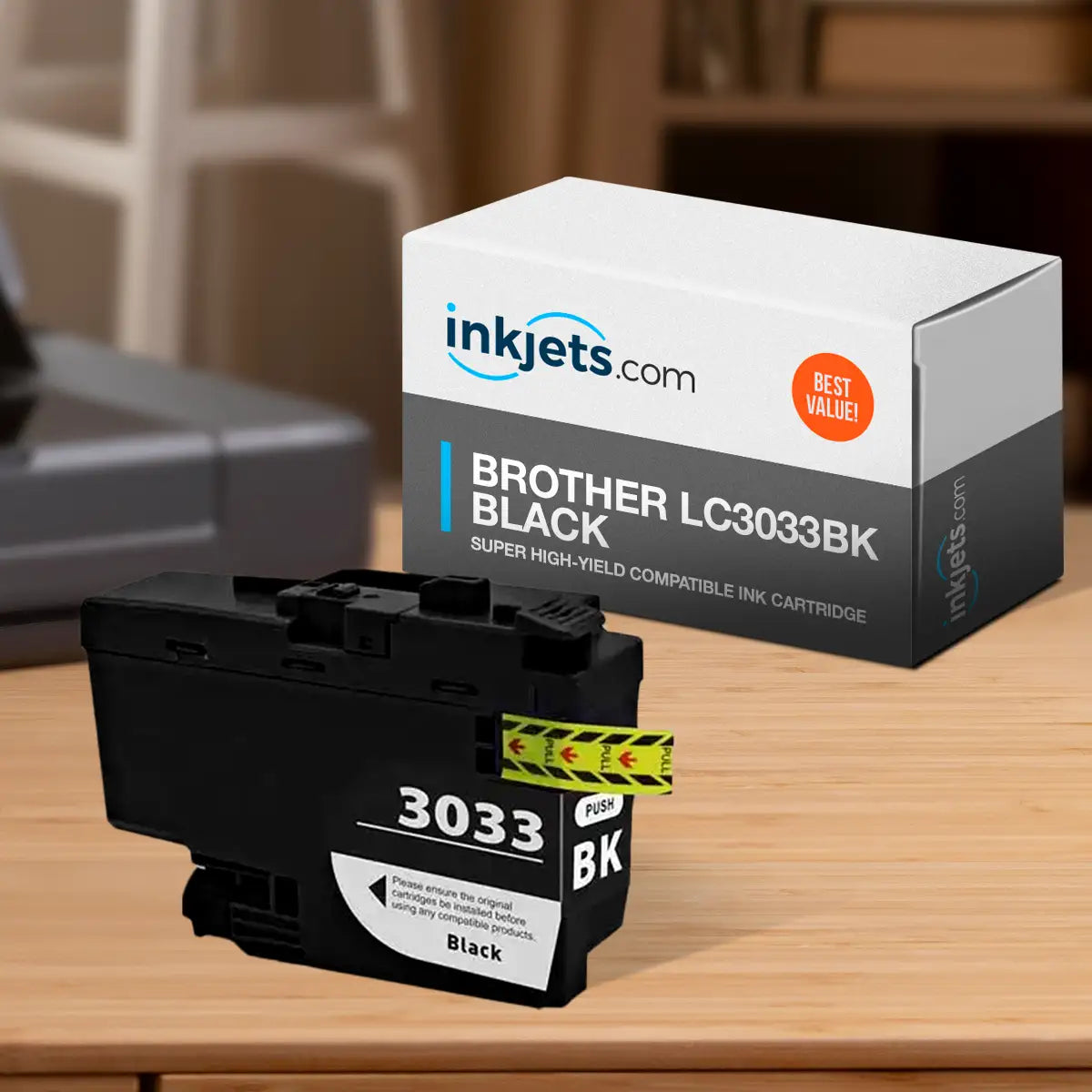 Brother LC3033BK Black Super High-Yield Compatible Ink Cartridge