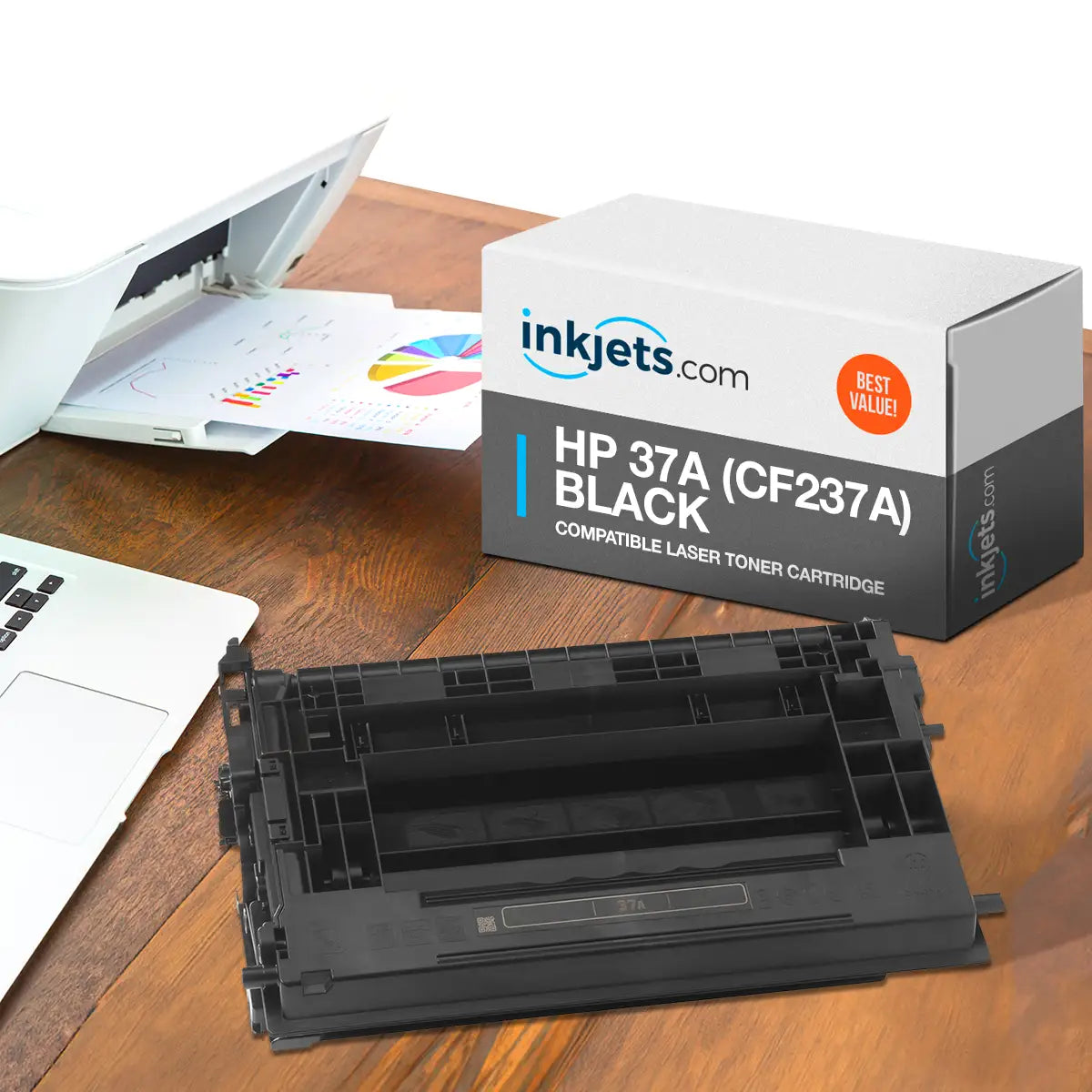 HP 37A (CF237A) Black Compatible Laser Toner Cartridge