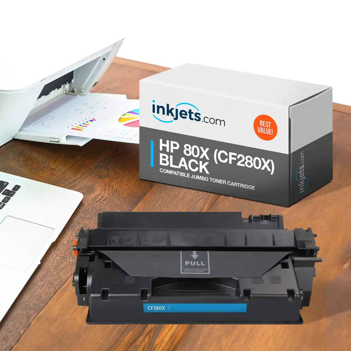 HP 80X (CF280X) Black Compatible Jumbo Toner Cartridge