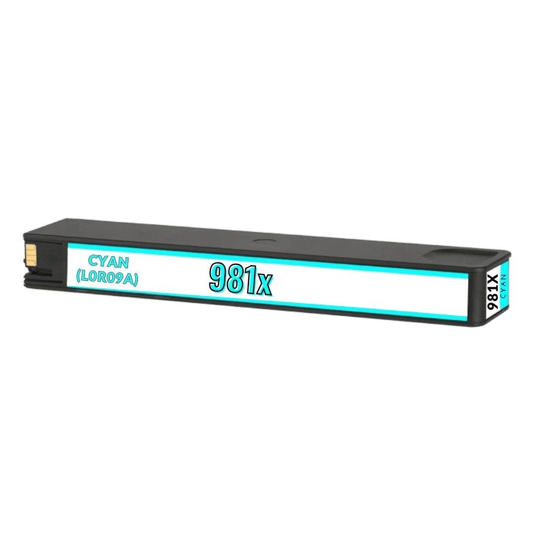 Compatible HP 981X (L0R09A) High Yield Cyan Toner Cartridge