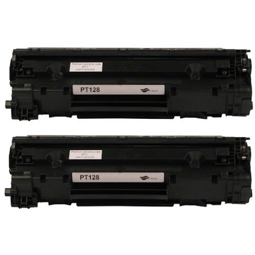 Canon 128 (3500B001) Black Compatible Toner Cartridge Twin Pack