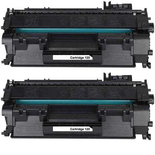 Canon 120 (2617B001) Black Compatible Toner Cartridge Twin Pack