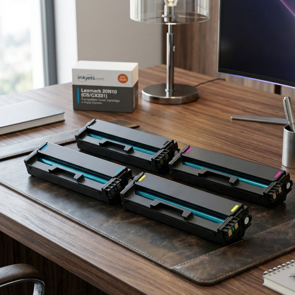 Lexmark 20N10 (CS/CX331) Compatible Standard Yield Toner Cartridge 4-Pack Combo