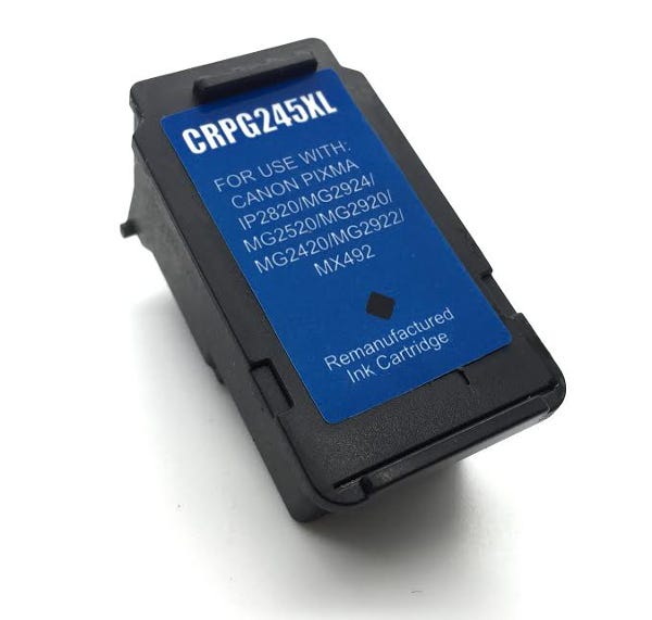 Canon PG-245XL (8278B001) Black High-Yield Remanufactured Ink Cartridge