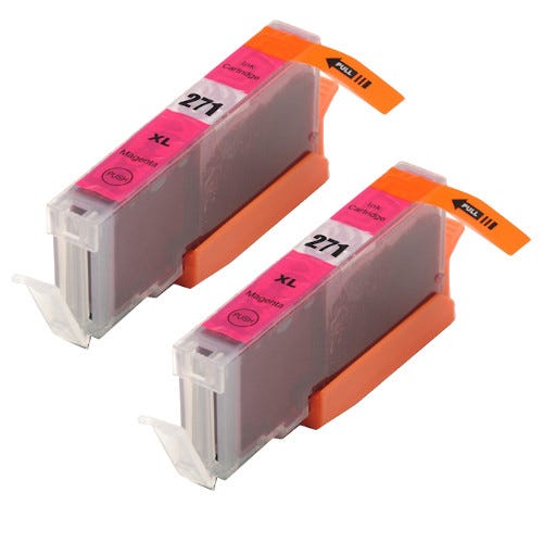 Canon CLI-271XL (0338C001) Magenta High-Yield Compatible Ink Cartridge Twin Pack