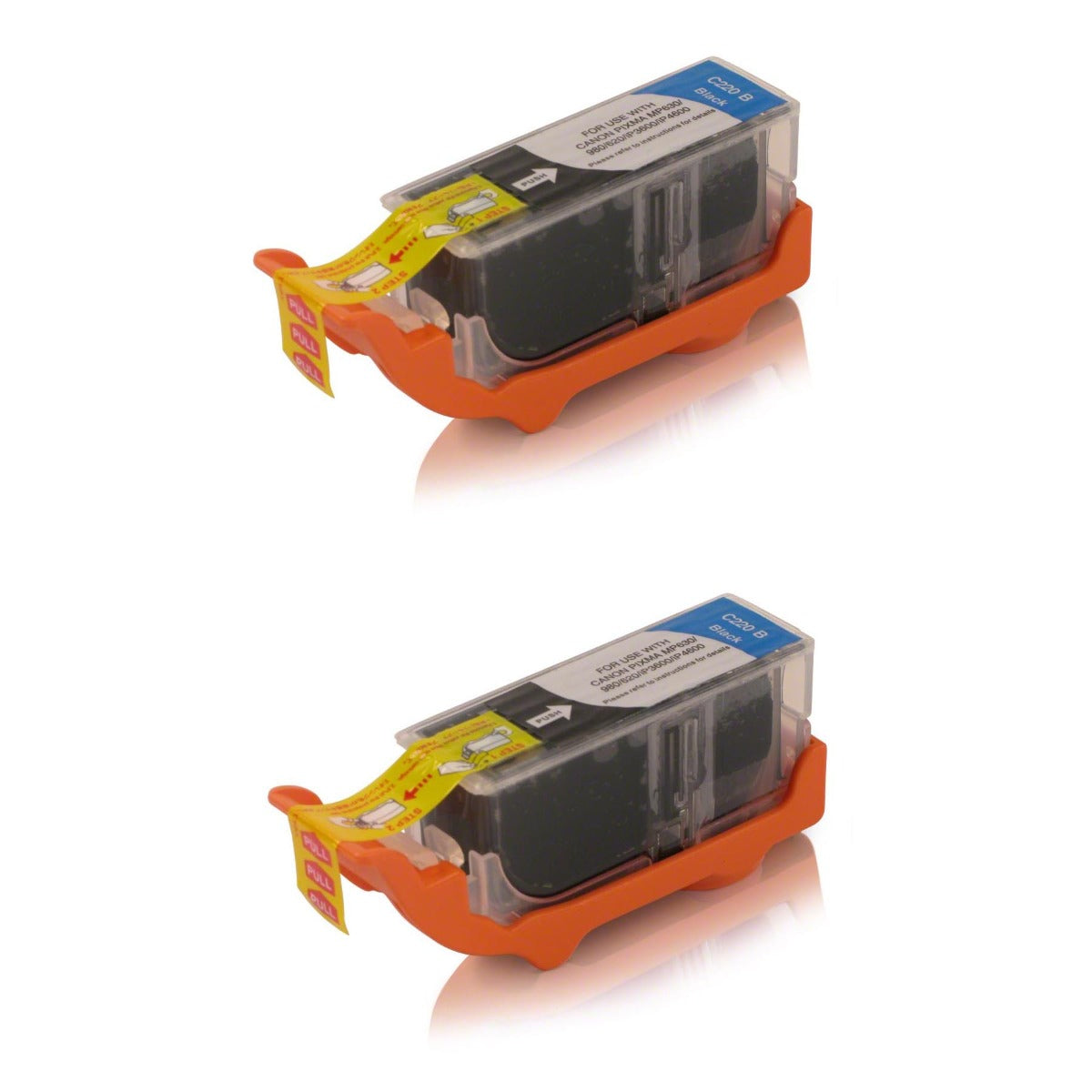 Canon PGI-220BK (2945B001) Pigment Black Compatible Ink Cartridge Twin Pack