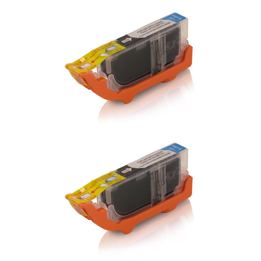 Canon CLI-221BK (2946B001) Black Compatible Ink Cartridge Twin Pack