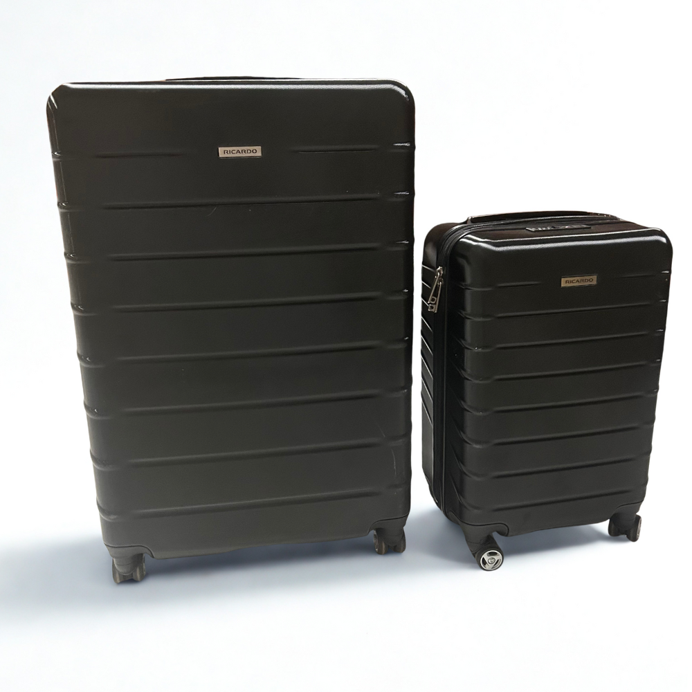 Ricardo Beverly Hills Vista Point 2‑Piece Hardside Spinner Luggage Set – Black