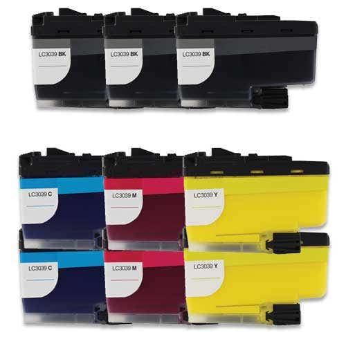 Brother LC3039 Ultra High-Yield Compatible Ink Cartridge 9-Pack Combo