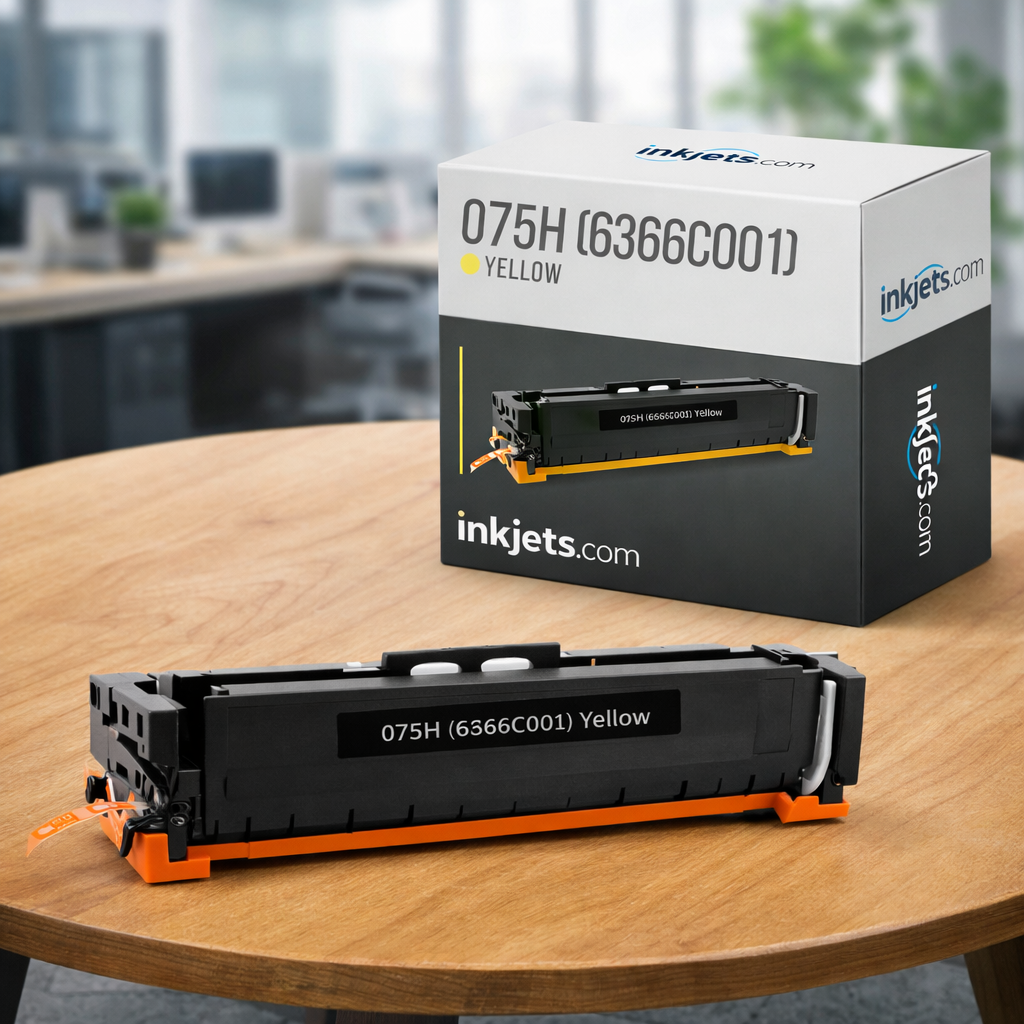 Canon 075H (6366C001) Yellow High-Yield Compatible Toner Cartridge