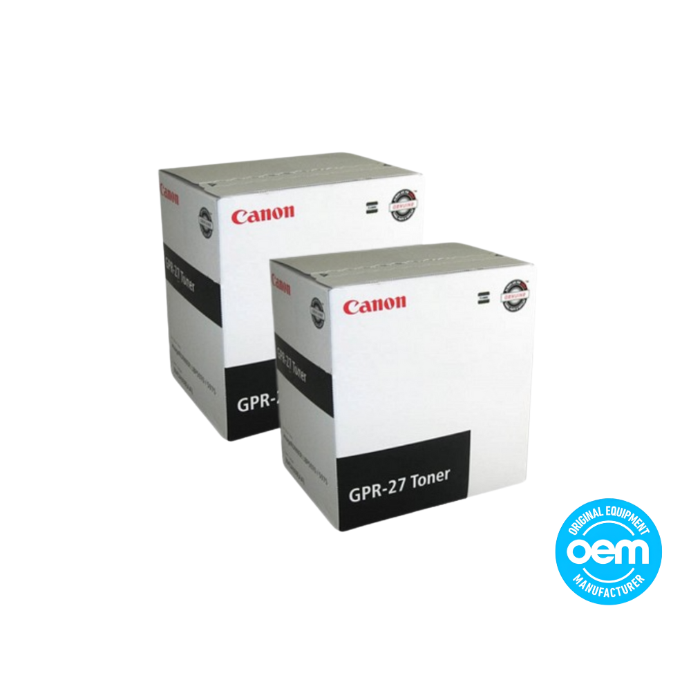 Canon GPR-27 (9645A008AA) Black Standard Yield Original Toner Cartridge (2-Pack)