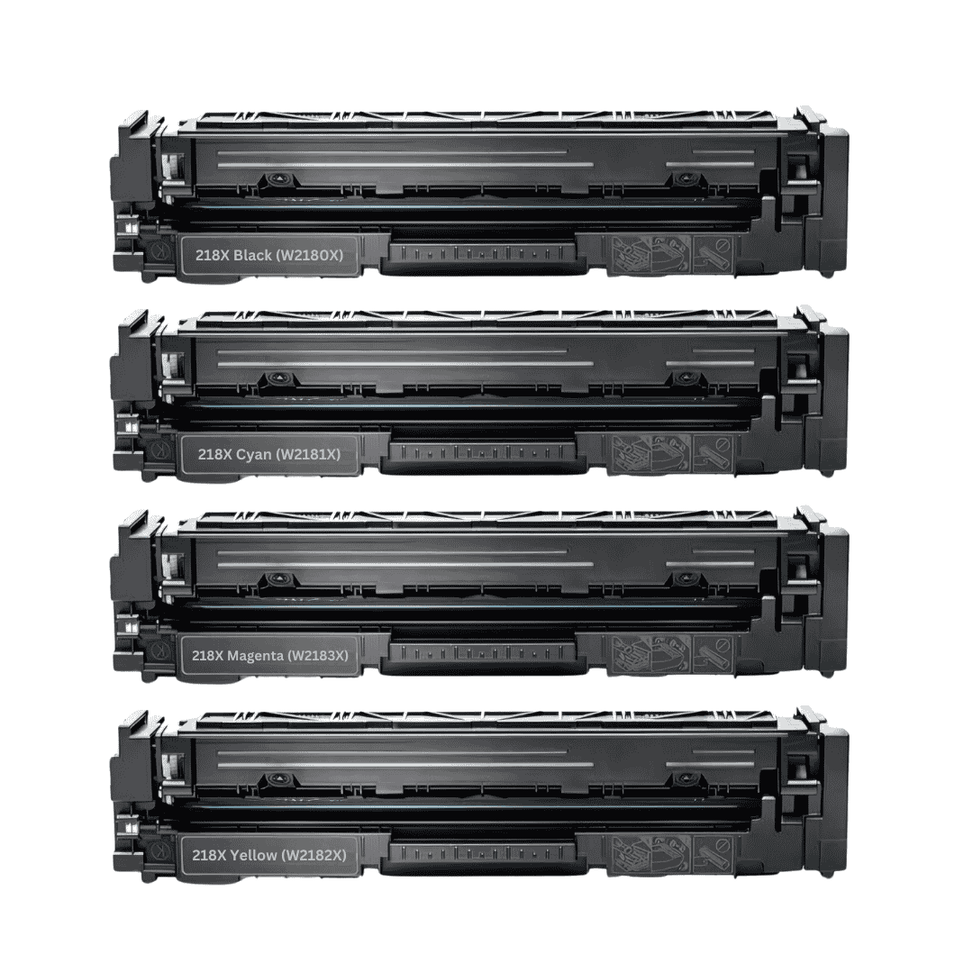 HP 218X Compatible High Yield Toner Cartridge 4-Pack Combo