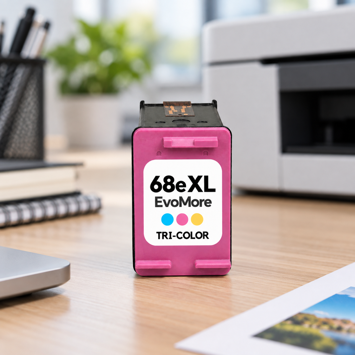 HP 68e EvoMore Tri-Color High Yield Remanufactured Ink Cartridge