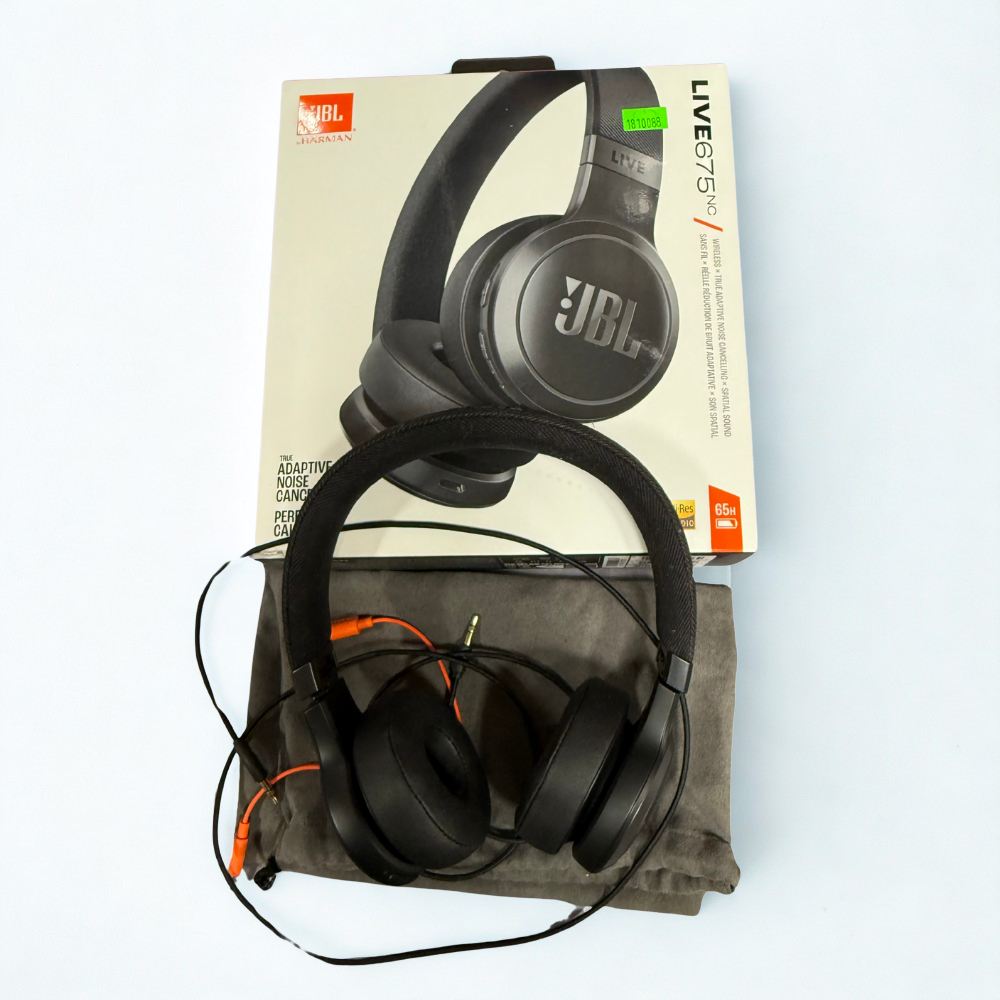 JBL Live 675NC - Wireless True Adaptive Noise-Cancelling On-Ear Headphones