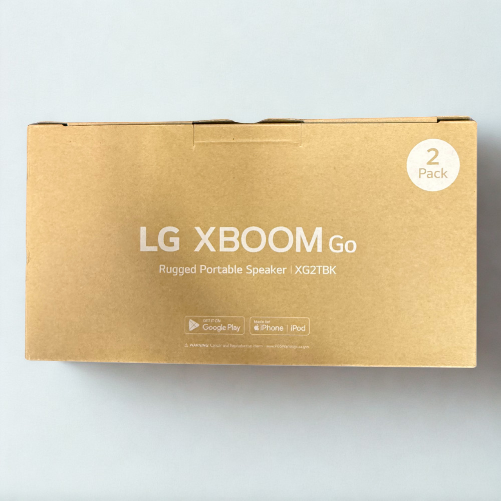 LG XBOOM Go XG2T Bluetooth Speaker (2-Pack)