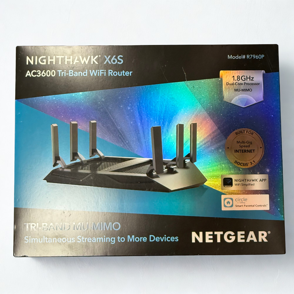 NETGEAR Nighthawk X6S AC3600 Tri-Band WiFi Router (R7960P)