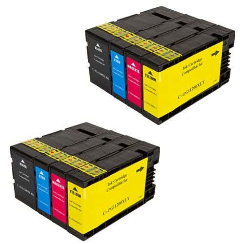 Canon PGI-1200XL Compatible High-Yield Ink Cartridge 8-Pack