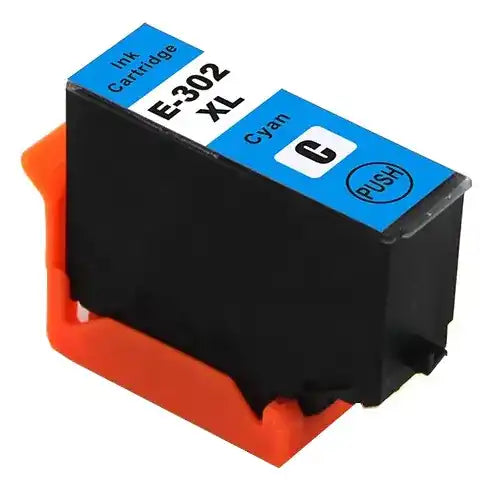 Epson 302XL (T302XL220) Cyan High-Yield Remanufactured Ink Cartridge