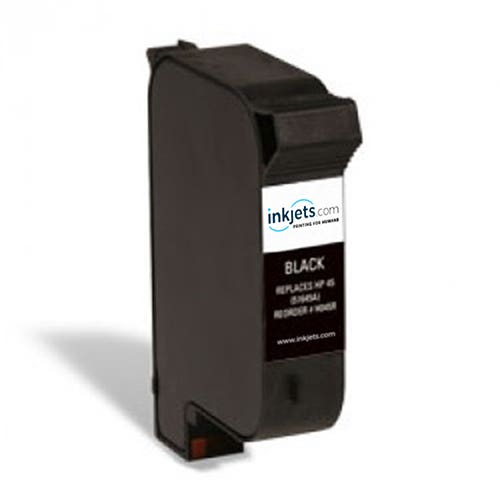 Remanufactured HP 45 Ink Cartridge Black (51645A) | Inkjets.com