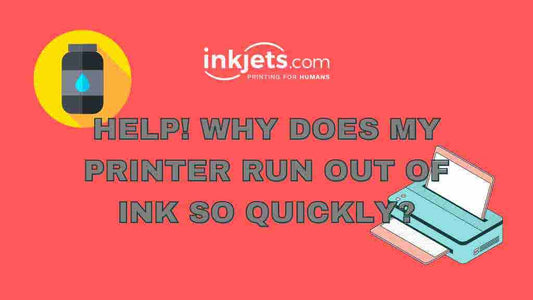 Help! Why does my printer run out of ink so quickly?