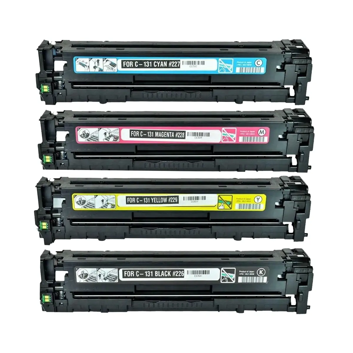 Canon 131 Compatible Toner Cartridge 4-Pack Combo