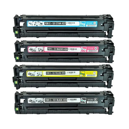 Canon 131 Compatible Toner Cartridge 4-Pack Combo