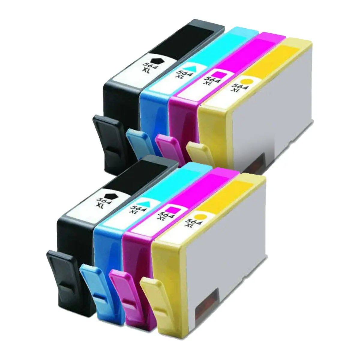 HP 564XL High-Yield Remanufactured Ink Cartridge 8-Pack Combo