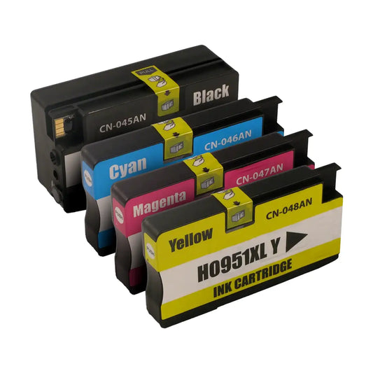 HP 950XL & 951XL High-Yield Remanufactured Ink Cartridge 4-Pack Combo