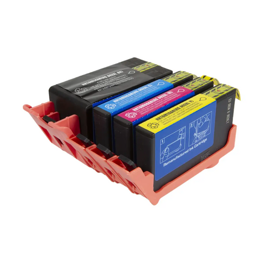 HP 902XL Remanufactured High Yield Ink Cartridge 4-Pack Combo