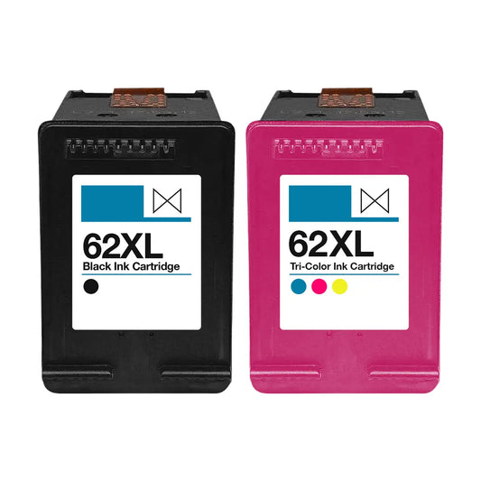 HP 62XL High-Yield Remanufactured Ink Cartridge 2-Pack Combo