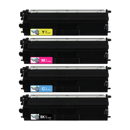 Brother TN436 Super High-Yield Compatible Toner Cartridge 4-Pack Combo