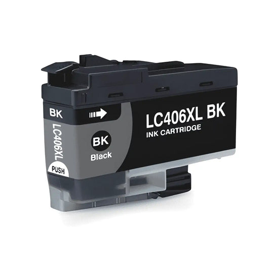 Compatible Brother LC406XLBK High Yield Black Ink Cartridge