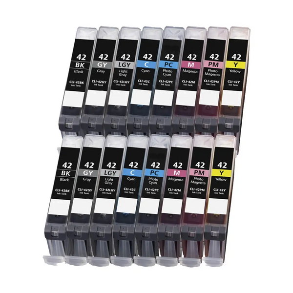 Canon CLI-42 Compatible Ink Cartridge 16-Pack Combo – Inkjets.com