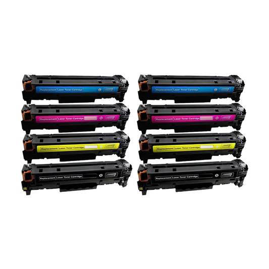 HP 202X Compatible High-Yield Toner Cartridge 8-Pack