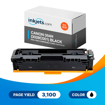 Canon 054H (3028C001) Black High-Yield Compatible Toner Cartridge