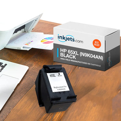HP 65XL (N9K04AN) High-Yield Black Remanufactured Ink Cartridge