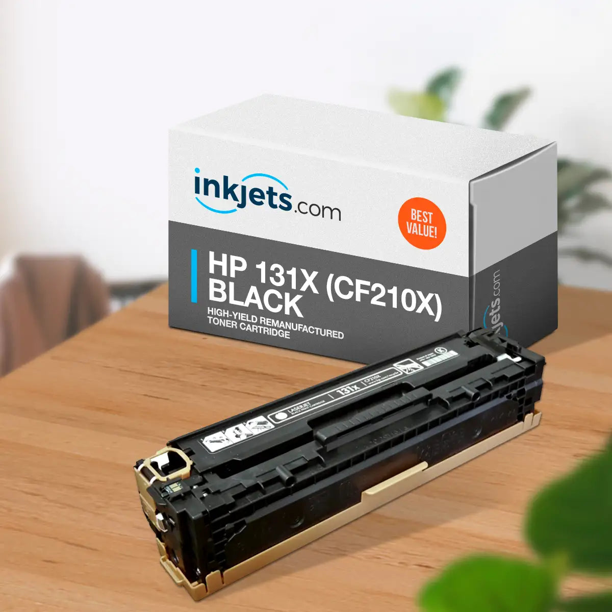 HP 131X (CF210X) Black High-Yield Remanufactured Toner Cartridge