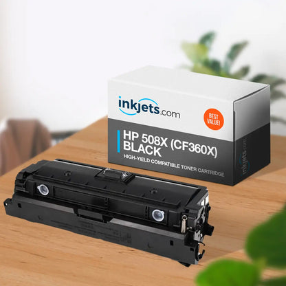 HP 508X (CF360X) Black High-Yield Compatible Toner Cartridge