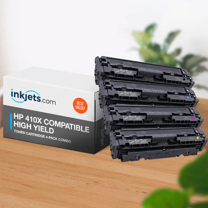 HP 410X Compatible High Yield Toner Cartridge 4-Pack Combo