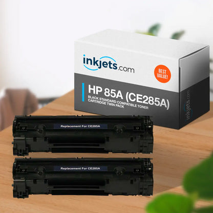 HP 85A (CE285A) Black Standard Compatible Toner Cartridge Twin Pack