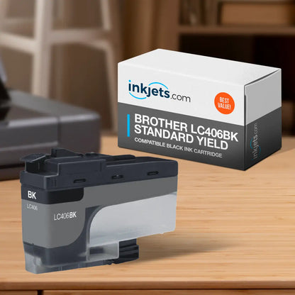 Compatible Brother LC406BK Standard Yield Black Ink Cartridge