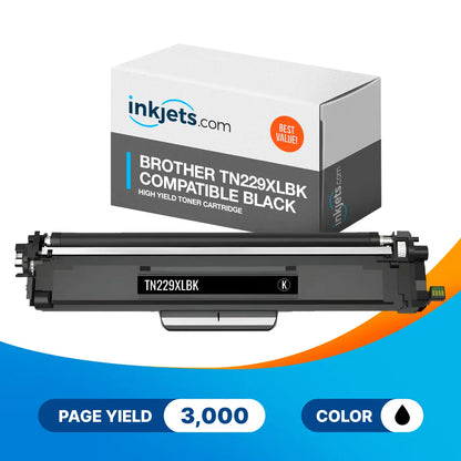 Compatible Brother TN229XLBK High Yield Black Toner Cartridge